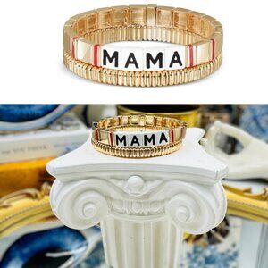 🆕 ROXANNE ASSOULIN 🧿 NWOT Golden MAMA Bracelet Set - Set of 2